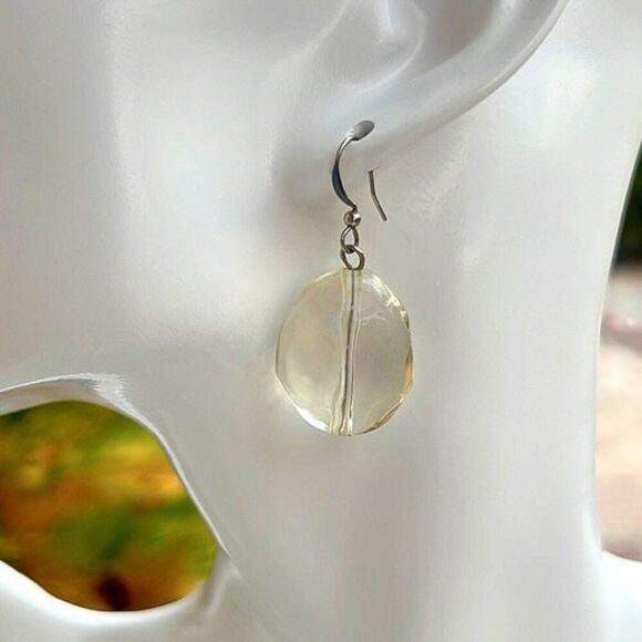Chunky Freeform Acrylic Earrings - Picture 1 of 5